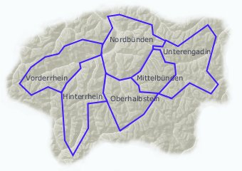 Graubnden - Auswahl nach Gebiet